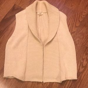 Lands End Cream Vest